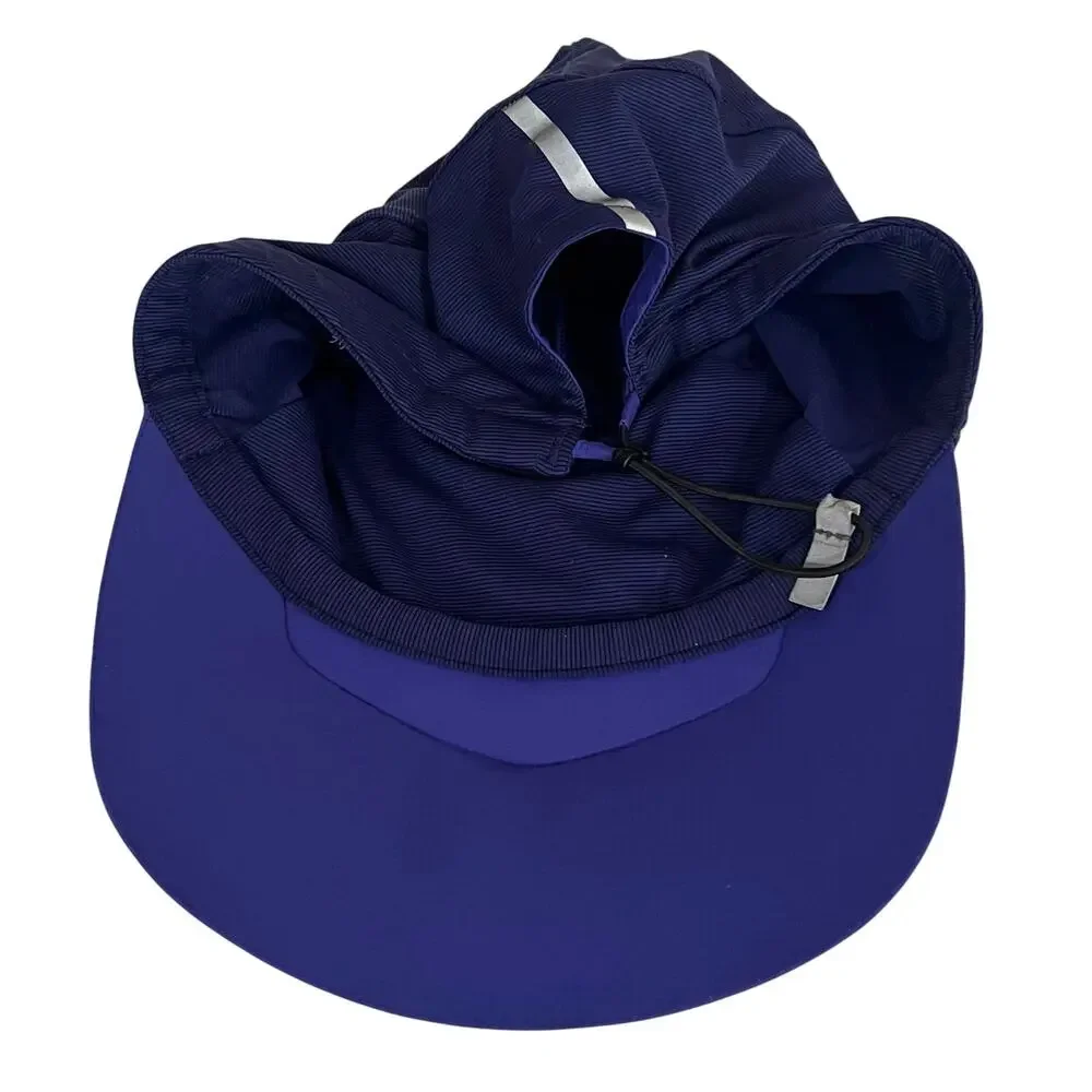 Arctery Motus Hat Cap Royal Blue Hiking Running Lightweight Cinch Strap Stretch